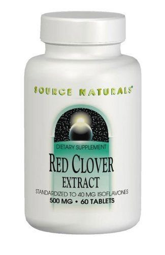 SOURCE NATURALS Red Clover Extract 500 Mg Tablet 60 Count 60 Tablets