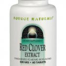 SOURCE NATURALS Red Clover Extract 500 Mg Tablet 60 Count 60 Tablets