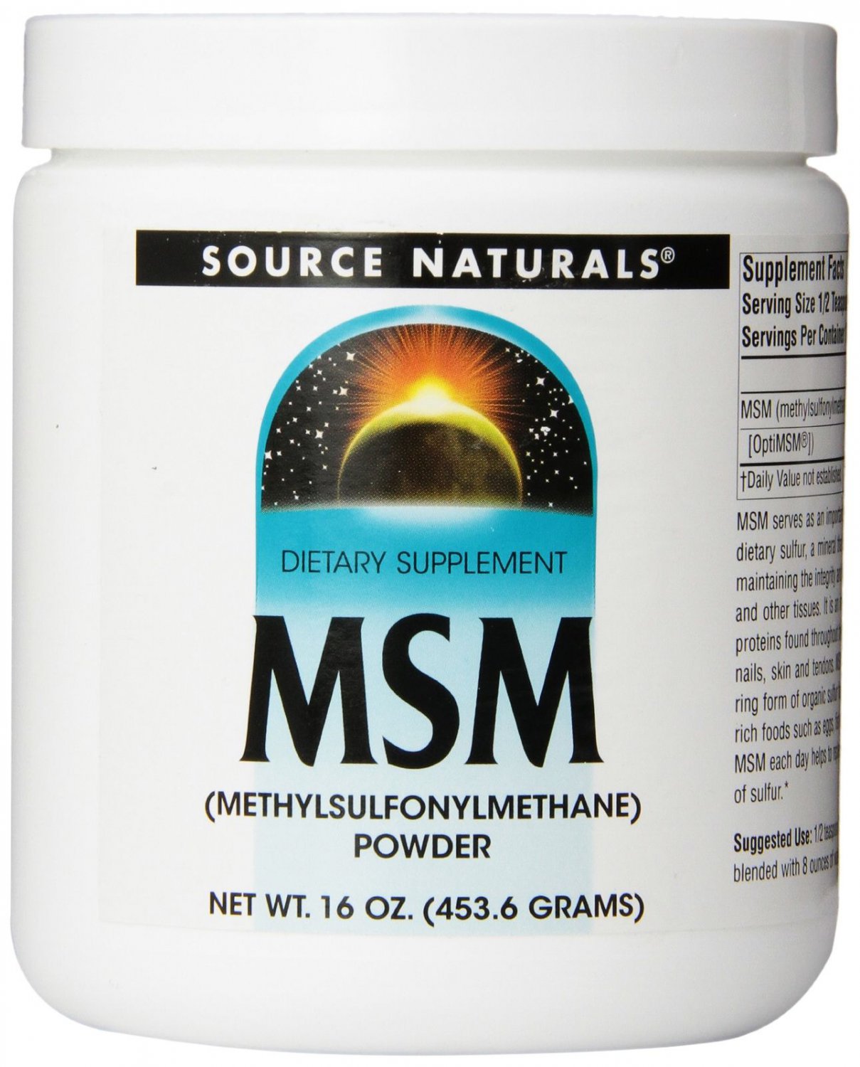 Source Naturals MSM Powder 16 oz