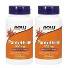 Pantethine 300mg 60 Softgels by Now Foods (Pack of 2)