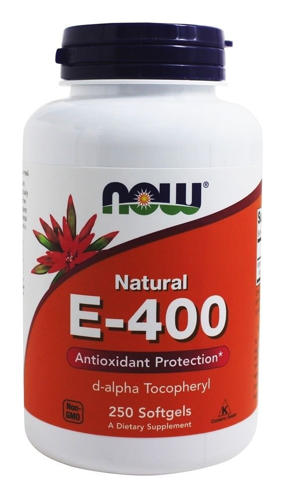 NOW Foods E400 D Alpha Tocopheryl Acetate - 250 Softgels