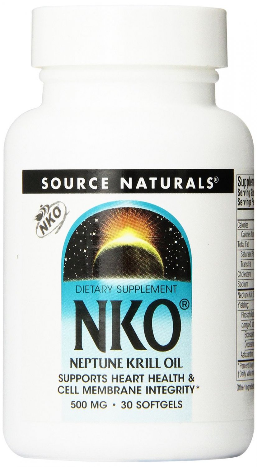 Source Naturals NKO Neptune Krill Oil 500mg 30 softgel