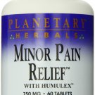 Planetary Herbals Minor Pain Relief Tablets 750 mg 60 Count