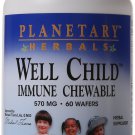 Planetary Herbals Well Child Immune Chewable Wafers 60 Count