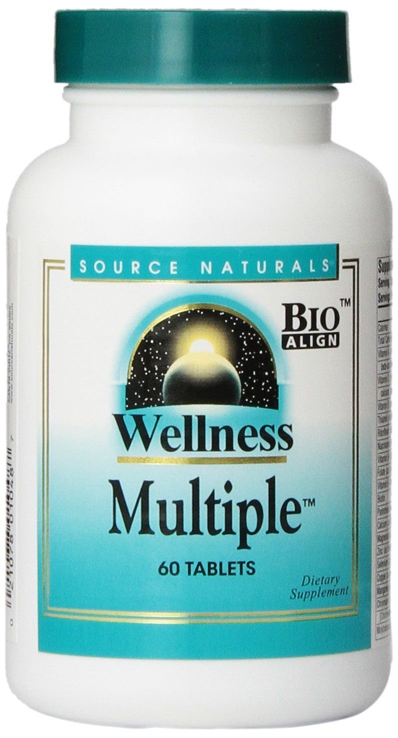 Source Naturals Wellness Multiple 60 Tablets