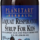 Planetary Herbals Planetary Loquat Respiratory Syrup for Kids 8 Fluid Ounce