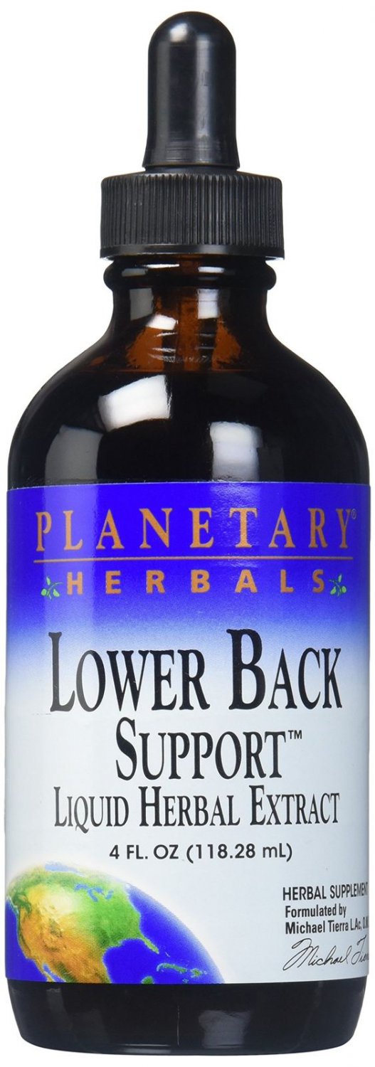 PLANETARY HERBALS Lower Back Support Botanical Support for The Lower Back 4 F...