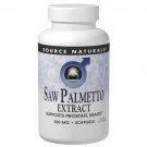 Saw Palmetto Extract 120 Softgels 160 Mg - Source Naturals