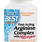 Doctor's Best Fast Acting Arginine Complex w/ Nitrosigine Non-GMO 750mg 60 Vcaps