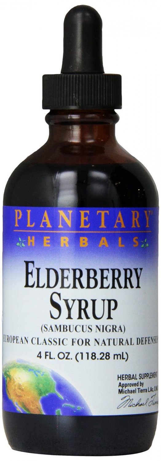Planetary Herbals Elderberry Syrup 4 Fluid Ounce