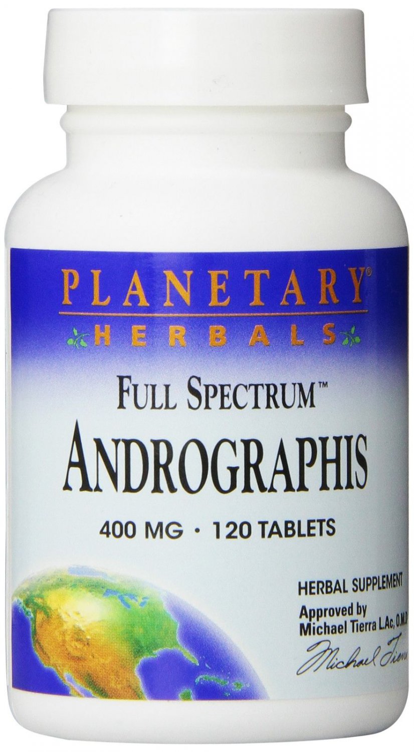 Planetary Herbals Andrographis Full Spectrum 400mg Traditional Winter Herb120...