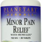 Planetary Herbals Minor Pain Relief Tablets 750 mg 30 Count