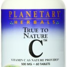 Planetary Herbals True To Nature C Tablets 500 mg 60 Count