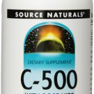 Source Naturals Vitamin C-500 with Rosehips 500mg Single Most Commonly Used V...