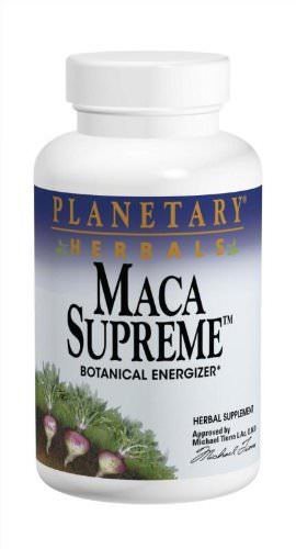 Planetary Herbals Maca Supreme 600mg  Botanical Energizer  100 Vegetarian Cap...