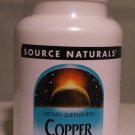 Source Naturals - Copper Sebacate W/3mg Copper Elem 22 mg 120 tablets