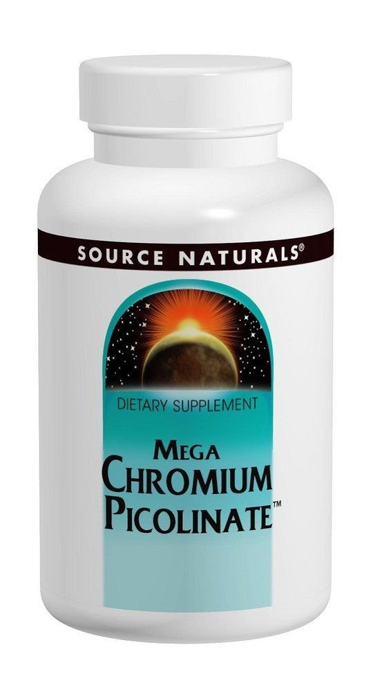 Mega Chromium Picolinate 300mcg Source Naturals Inc. 60 Tabs