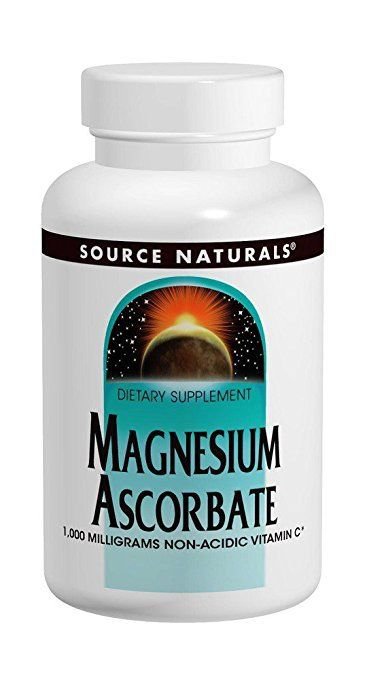 SOURCE NATURALS Magnesium Ascorbate Buffered C Crystals 8 OZ