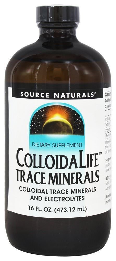 Source Naturals ColloidaLife Trace Minerals Glass Bottle16 Ounce