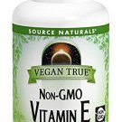 SOURCE NATURALS Vegan True Non-Gmo Vitamin E 400 IU Tablet 50 Count