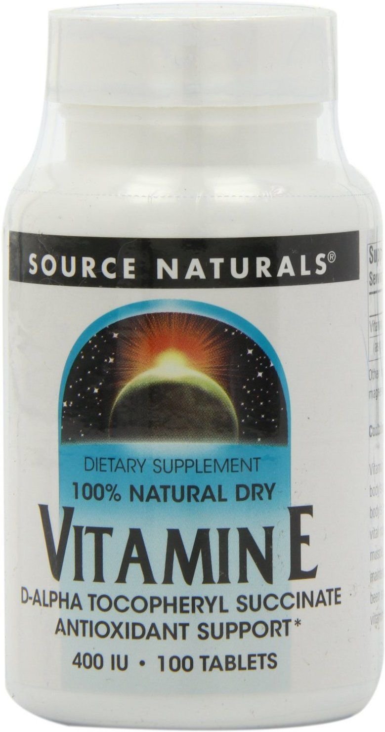 Vitamin E Succinate, Source Naturals,400IU 100 tablet