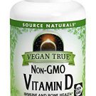Source Naturals Vegan True Non-GMO Vitamin D 1000IU Immune & Bone Support - 6...