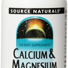 Source Naturals Calcium/Magnesium Chelate 200 Mg/100 Mg 100 Tablets