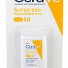 CeraVe Sunscreen Stick SPF 50 0.47 oz with Zinc Oxide Hyaluronic Acid