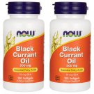 Black Currant Oil 500mg 100 softgels (Pack of 2) by Now Foods