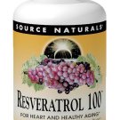 Source Naturals - Resveratrol 100 High Potency 100 mg. - 60 Vegetarian Capsules