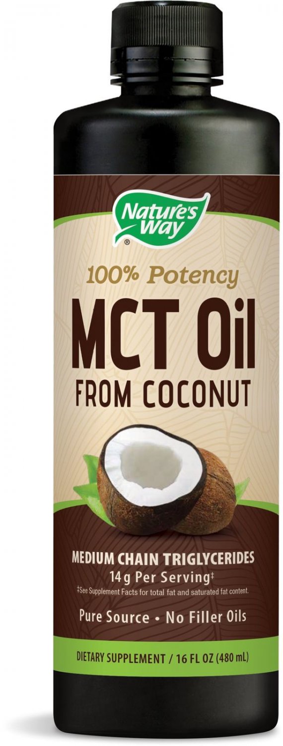 Nature's Way 100% Potency Pure Source MCT Oil From Coconut- Certified Paleo