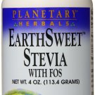 Planetary Herbals Earthsweet Stevia w/FOS Powder 4 Ounces