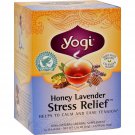 Yogi Stress Reliefherbal Tea Caffeine Free Honey Lavender - 16 Tea Bags