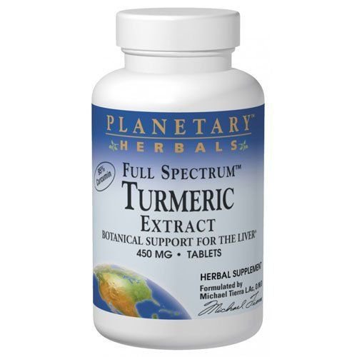 PLANETARY HERBALS Full Spectrum&acirc;�&cent; Turmeric Extract 450 mg - 30 tabs