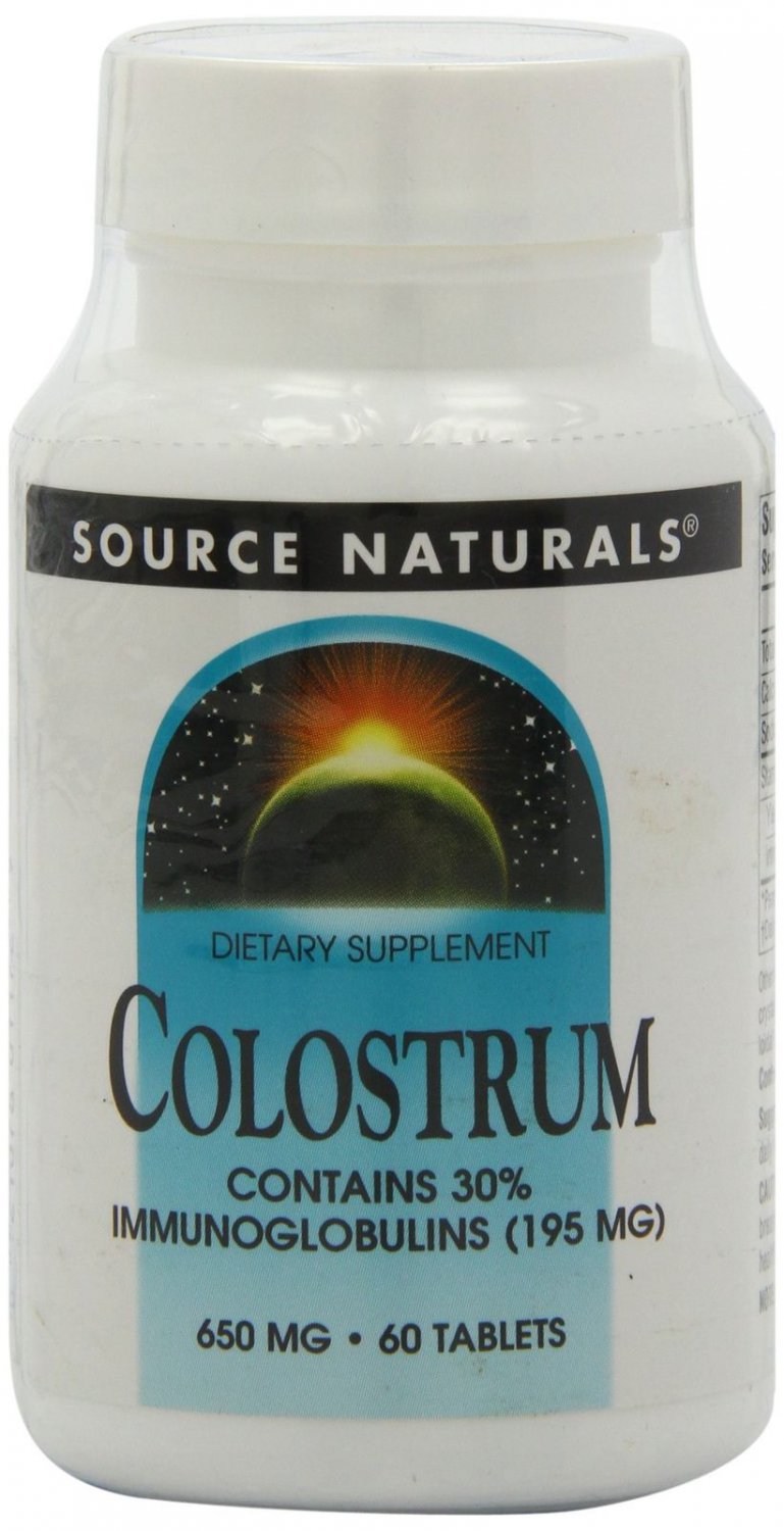 Source Naturals Colostrum 650mg 60 Tablets