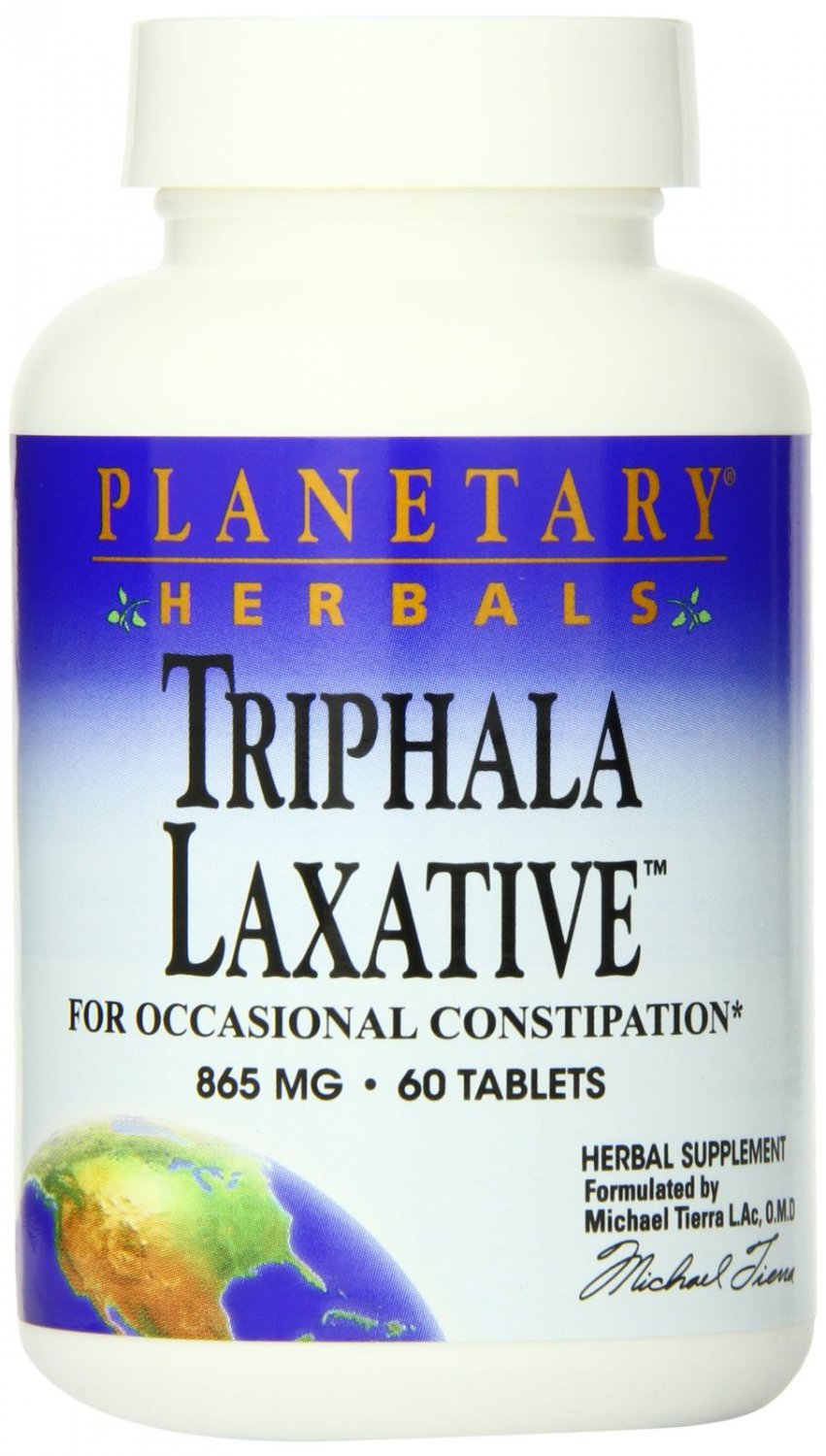 Planetary Herbals Triphala Laxative Tablets 60 Count