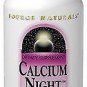 Calcium Night Formula Source Naturals Inc. 60 Tabs