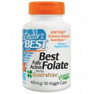 Doctor's Best Best Folate Fully Active Featuring Quatrefolic 400 mcg 90 Vcaps