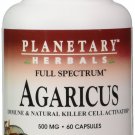 Planetary Herbals Agaricus Extract Full Spectrum Capsules 500 mg 60 Count