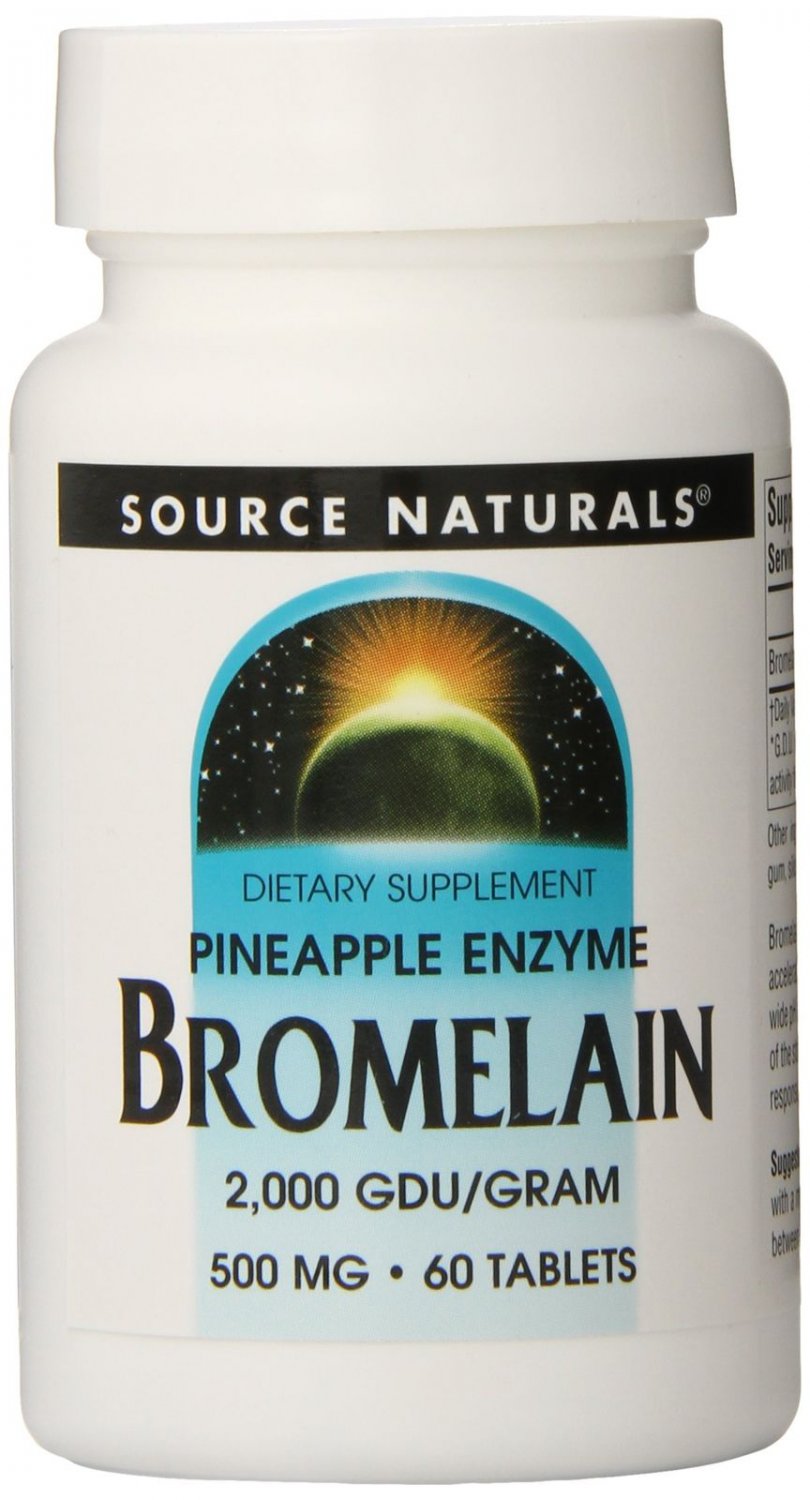 SOURCE NATURALS Bromelain 2000 Tablet 60 Count 60 tablets