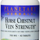 Planetary Herbals Horse Chestnut Vein Strength Tablets 42 Count