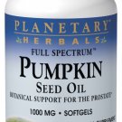 Planetary Formulas Full Spectrum Pumpkin Seed Oil 1000 mg Softgels  90 softgels