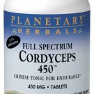 Planetary Herbals Full Spectrum Cordyceps 450 mg 60 Count