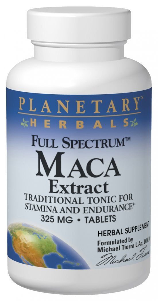 Planetary Herbals Full Spectrum Maca Extract 325 mg Tablets  60 tablets 1