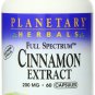 Planetary Herbals FS Cinnamon Extract Vegi Capsules 200 mg 60 Count