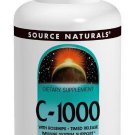 Source Naturals Vitamin C-1000 with Rosehips 1000mg Time Release, 100 Tablets
