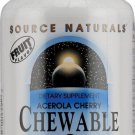 Source Naturals Acerola Cherry Chewable C Fruit -- 120 mg - 100 Tablets