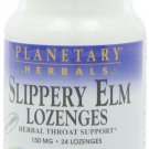 Planetary Herbals Slippery Elm Lozenges  Herbal Throat Support 24 lozenge