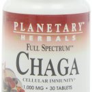Planetary Herbals Chaga Full Spectrum  Enhance Cellular Immunity 30 Tablets