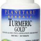 Planetary Herbals Turmeric Gold 500 Mg 30 Tablets